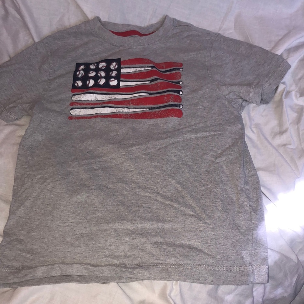 Gymboree baseball flag tee
